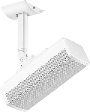 Angle Adjustable Wall Mount for Bose Speaker - Ceiling & Wall Mount for UB-20 Series II, SoundTouch, CineMate, Lifestyle, Acoustimass, Cube Surround Bracket, White
