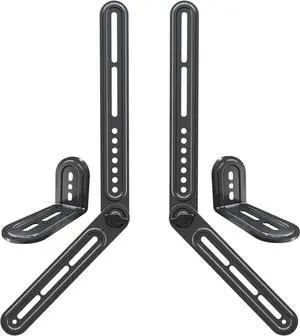 Mounting Dream Soundbar Mount Fits Most Sound Bars Up to 15 lbs, Mounting Soundbar Above or Under TV, Sound Bar Mounting Brackets for TV, Sound Bar Mount with Detachable Extension Plates MD5422