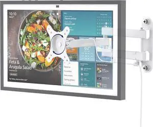 Mount for Echo Show 15 (1st, 2nd Gen) and Echo Show 21, Adjustable Echo Show 15 Wall Mount Bracket, Swivel Horizontal or Vertical, Extension Wall Mount Stand, by WAWXH1314