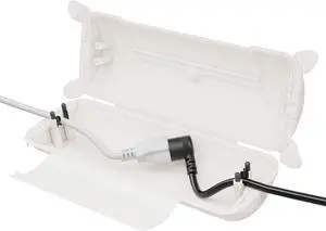 RESTMO Outdoor IP44 Waterproof Connection Box, Weatherproof Electrical Extension Cord Cover, Safety Seal Enclosure to Protect Holiday Decorations, LED Strip Light, Power Tool, Fountain, White