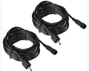 2 Pack 13.12ft/4m Extension Cord Waterproof Extension Cable Wiring for Landscape Lighting Garden Path Lights