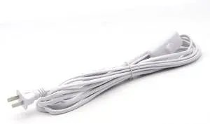 16ft T5 T8 LED Tube Power Extension Cord with On/Off Switch - US Plug for Integrated Led Tube - 1 Pack
