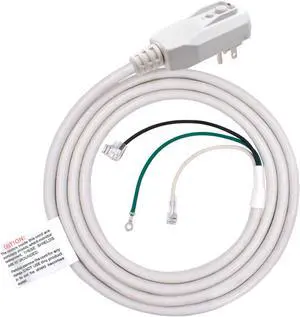 ELEGRP 0651513LY L15515 L22515 16AWG LCDI Power Cord Plug for A/C Air Conditioner, E250451 UL Certified, 7.5FT Leakage Current Detection Interrupter Replacement, 120V 13A 1560W 60Hz NEMA 5-15P, 1 Pack