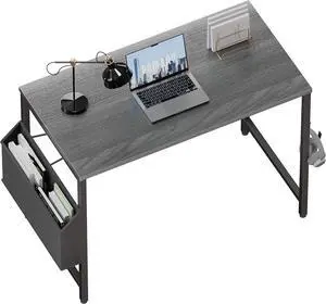 Pamray 32 Inch Computer Desk for Small Spaces with Storage Bag, Home Office Work Desk with Headphone Hook, Small Office Desk Study Writing Table