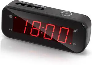 Small Digital Clock Battery Operated, LED Travel Alarm Clock Battery Powered with Snooze, Cordless, Brightness Adjustable, 12/24Hr, Easy to Use Small Digital Clock Battery Operated, LED Travel Alarm Clock Battery Powered with Snooze, Cordless, Brightness Adjustable, 12/24Hr, Easy to Use