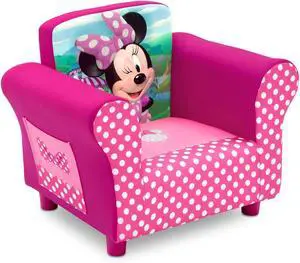 Delta Children Upholstered Chair, Disney Minnie Mouse