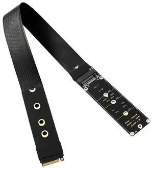 JAENFONG FOR Dual Protocol M.2 to PCIe 4.0 Extension Cable for 2230 2242 2260 2280 M.2 PCI-e / NGFF SATA SSD High Speed Gen 4.0 Riser Adapter