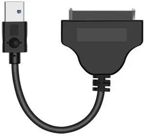 JAENFONG FOR USB 3.0 to SATA Cable Adapter Cable 22pin SATAIII SATA3.0 USB3.0 to SATA 3 Adapters ASM1053e Chip for 2.5" SATA HDD SSD