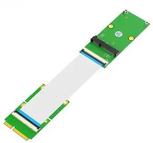 JAENFONG FOR Half/Full Size Mini PCIE to Mini PCI Express Wifi Card Adapter Cable Half/Full mSATA to mSATA SSD Converter Extender for Desktop