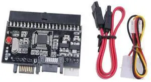 JAENFONG FOR IDE to SATA Adapter SATA to IDE Converter Bidirectional Conversion 100/133 HDD/SSD/CD/DVD Riser Card for PC Desktop JM20330 Chip JAENFONG FOR IDE to SATA Adapter SATA to IDE Converter Bidirectional Conversion 100/133 HDD/SSD/CD/DVD Riser Card for PC Desktop JM20330 Chip