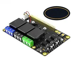 JAENFONG FOR RPi Power Relay Board Expansion Module Dual Cooling Fans Automatic Discoloration LED for Pi A+ 3A+ B+ 2B 3B 3B+ 4B