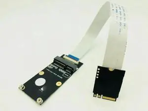 JAENFONG FOR A+E NGFFto Mini PCI-E Adapter NGFF Key A-E to Mini PCI Express WiFi M.2 WIFI Adapter for Half and Full Size Network Card