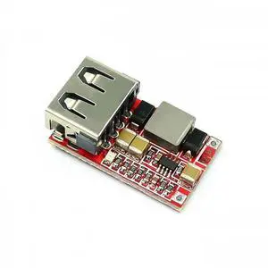 JAENFONG DC 6-20V 12V/24v to 5V USB Output charger step down Power Module Mini DC-DC Step Up Boost Module Power Adjustable buck Converter