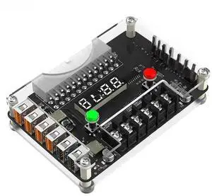 JAENFONG FOR 24Pin ATX to 12 Ports USB 2.0 Power Supply Breakout Board Module Adapter Connector Acrylic Case Kit 3.3/5/12/-12V Output Voltage