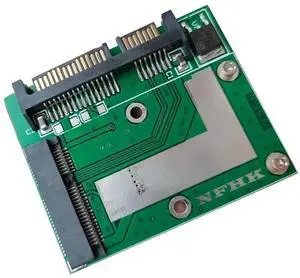 JAENFONG FOR mSATA SSD to 2.5'' SATA III 6.0Gbps Adapter Converter Riser Card Module Board Mini PCIE SSD Adapter Expansion Card for Laptop PC