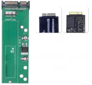 JAENFONG FOR MAC 2010 2011 to SATA Adapter Card Riser Board Converter for book AIR 2010-2011 A1369 A1370 A1375 A1377 MC505 12+6Pin SSD JAENFONG FOR MAC 2010 2011 to SATA Adapter Card Riser Board Converter for book AIR 2010-2011 A1369 A1370 A1375 A1377 MC505 12+6Pin SSD