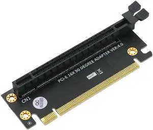 JAENFONG FOR PCI Express 4.0 16X Riser Card PCI-E to PCI-E 16X Slot 90 Degree Connectors High Speed PCIE X16 Convert Adapter for 1U 2U Server