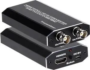 JAENFONG  HDMI to TVI CVI AHD Converter Adapter with AHD Loopout 500M Repeater for HD CCTV AHD DVR NVR Video Recorder