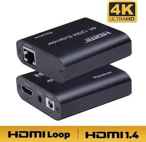 120 Meter 4K HDMI Signal Extender Over Ethernet CAT5e/6/CAT7 (4KHE120M)