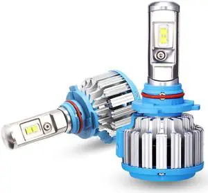 9005/HB3 LED Headlight Bulbs Car Light Conversion Kit COB Chips 70W 7200LM 6000K Cool White - 2 Year Warranty