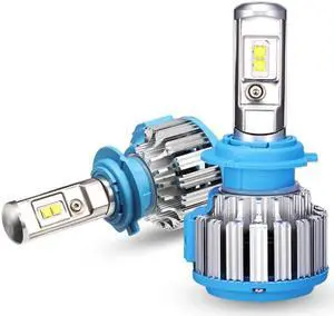 H7 LED Headlight Bulbs Car Light Conversion Kit Convex LED Chilps 70W 7200LM 6000K Cool White - 2 Year Warranty
