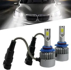 LED Headlight 9005 / HB3 2 Pcs LED Conversion Kits 6000K Cool White 72W 7600LM - 1 Year Warranty