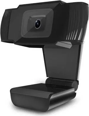 HXSJ Webcam 480P HD Video Web Camera HD with Microphone USB Plug and Play Web Cam Callling Recording for PC Computer Laptop for Mac Windows XP / 7/8 / 10/and Android TV-Black