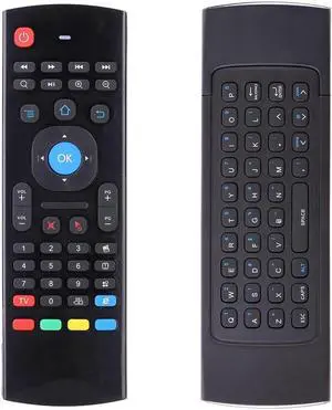 2.4GHz Wireless Remote Control Fly Air Mouse Wireless Qwerty Keyboard for Smart TV, IPTV, Networked Set-top Box, Mini PC, Android TV Box, HTPLC, PCTV