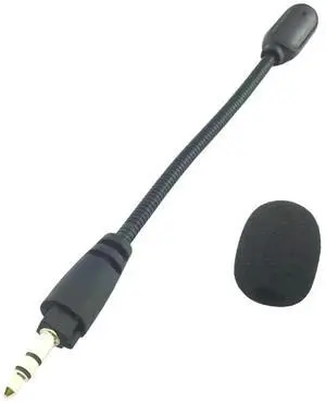 Detachable Microphone Mic for HS35 HS45 Wireless Gaming Headsets Noise Cancelling Mic 3.5mm