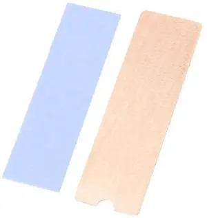 6Pcs M.2 SSD Heat Sink NVME NGFF M.2 2280 Solid State Hard Disk Pure Copper Heatsink Thin Radiator 1.0Mm