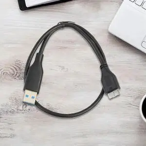 USB Hard Disk Drive Cable USB 3.0 Micro B Cable USB 3.0 A Male To Micro B Male Data Cable Data Sync Cable Cord for External HDD