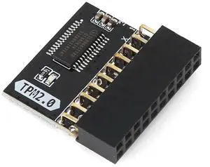 TPM 2.0 Encryption Security Module 20 Pin Motherboard Card Replacement Part Module Motherboard 4 GB for Platform TPM 2.0 Encryption Security Module 20 Pin Motherboard Card Replacement Part Module Motherboard 4 GB for Platform