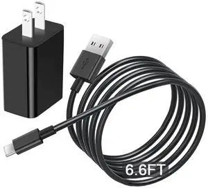 JAENFONG Replacement Electric Spin Scrubber USB C Charger Power Cord for YKYI, Keimi, Leebein, Bomves Electric Spin Scrubber USB Wall Adapter Type C Charging Cable Cord (6.6Ft)