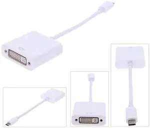 Type C USB 3.1 Male to DVI 1080P Portable Extended Power Adapter Cable