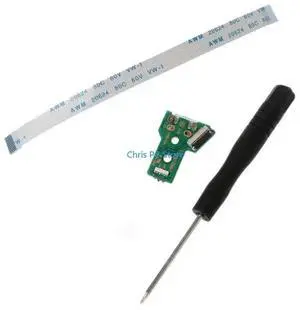 JDS-055 USB Charging Port Socket Board 12p Ribbon Cable Screwdriver for