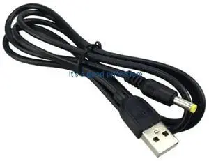 USB Power Cord for 1000 3000 Game Console Portable Charging Cable Cord USB Male to DC4.0x1.7 Male Cable