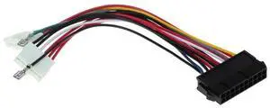 AT PSU Converter Cable 20Pin Atx to 2x 6Pin Port Connector ATX to AT Computer PSU Cable
