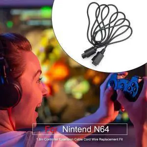 Controllers Extension Cable Cords Extender Lead Gaming Cable Fit for Nintend N64 Excellent Craftsmanship Well Durability