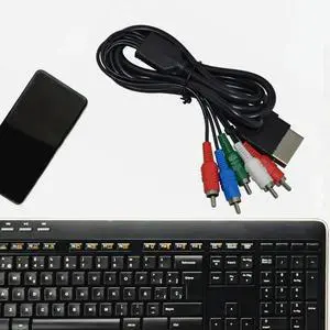 1.8m RCA Audio Video Cable AV Cable High Definition HD Component TV Hookup Connection Cord for Classic Xbox