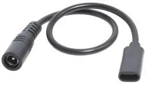 Type-C Female to 5.5x2.1 Female Cable 5521 to Type-C Connector Power Supply Cord 5.5x2.1mm Adapter USB Type C Converter