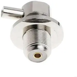 SO239 UHF Female RF Connector For RG58 RG142 LMR195 Coaxial Cable