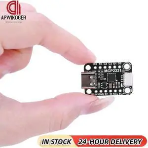 MCP2221A General Purpose USB To GPIO ADC I2C MCP2221A Breakout USB To GPIO Module Board for Adafruit Stemma QT/Qwiic MCP2221A General Purpose USB To GPIO ADC I2C MCP2221A Breakout USB To GPIO Module Board for Adafruit Stemma QT/Qwiic