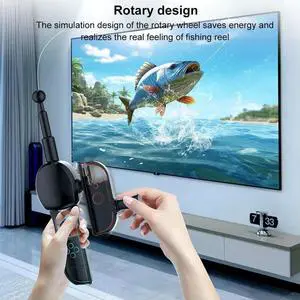 Fishing Rod for Nintendo for Switch 2 Joy-Con Fishing Game Accessories Game Handle Grip Handle Stand Holder for Fishing Spirits