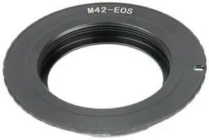 M42-EOS Adapter Ring M42 Lens Mount Ring Adapter AF Confirm Manual Focus Accuracy for 100D 1000D 1100D 1200D 400D