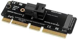 M.2 NVME To U.2 Expansion Card Mkey PCIeX4 To SFF8643 Converter Card 64GT/S High Speed Stable Transmission for Desktop Computer