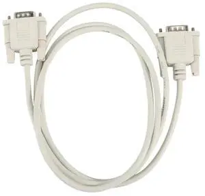 VGA DB15 Male To RS232 DB9 Pin Male Adapter Cable / Video Graphic Extension Cable (White, 1.4M)
