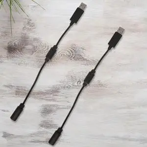 2PCS USB Breakaway Dongle Cable Cord Adapter Off Cord Adapter USB Breakaway Adapter Cable for Xbox 360 PC Wired Controller