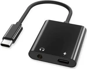 JAENFONG USB-C to 3.5mm Headphones Adapter Type-C Aux Jack Earbuds Splitter USBC Audio TRRS Mic Earphones Dongle PD & QC Charging for Samsung S21 S20 Note 20 10 iPad Pro Pixel 2 3 4 XL Black JAENFONG USB-C to 3.5mm Headphones Adapter Type-C Aux Jack Earbuds Splitter USBC Audio TRRS Mic Earphones Dongle PD & QC Charging for Samsung S21 S20 Note 20 10 iPad Pro Pixel 2 3 4 XL Black