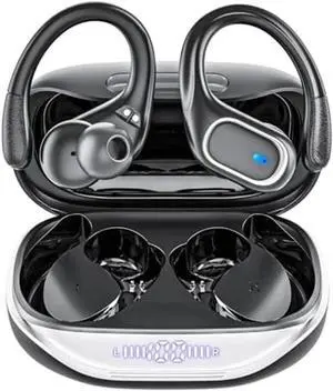 True Wireless Earbuds, Bluetooth Headphones 80Hrs Playtime Ear Buds IPX7 Waterproof Sports Earphones Wireless Charging Case Over-Ear Earhooks Sport Bluetooth Headset for fitness, workout.. True Wireless Earbuds, Bluetooth Headphones 80Hrs Playtime Ear Buds IPX7 Waterproof Sports Earphones Wireless Charging Case Over-Ear Earhooks Sport Bluetooth Headset for fitness, workout..