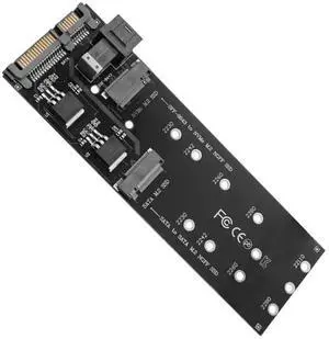 SFF-8643 To M.2 U2 Kit NGFF M-Key To Slimline SAS NVME PCIe SSD 22Pin SATA Adapter SSD Converter for Laptop Desktop Mainboard